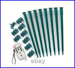 2 GE Color Effects 8-Marker Color Changing Christmas Light Bulb Pathway Markers