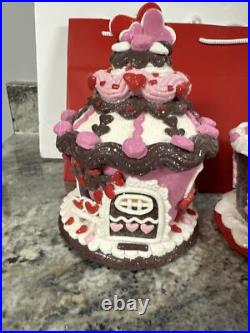 2 Heart Teddy Bear Love Rose Lighted GINGERBREAD CUPCAKE HOUSE Valerie Parr Hill 2 Heart Teddy Bear Love Rose Lighted GINGERBREAD CUPCAKE HOUSE Valerie Parr Hill