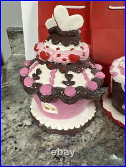 2 Heart Teddy Bear Love Rose Lighted GINGERBREAD CUPCAKE HOUSE Valerie Parr Hill 2 Heart Teddy Bear Love Rose Lighted GINGERBREAD CUPCAKE HOUSE Valerie Parr Hill