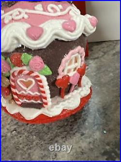 2 Heart Teddy Bear Love Rose Lighted GINGERBREAD CUPCAKE HOUSE Valerie Parr Hill 2 Heart Teddy Bear Love Rose Lighted GINGERBREAD CUPCAKE HOUSE Valerie Parr Hill