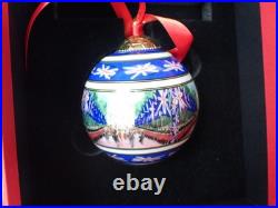 2 New Halcyon Days Uk England Christmas Ornament Ball Big Ben Union Jack Flag