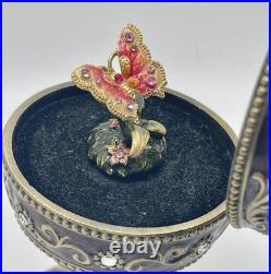 2 pack of Style Funny Egg Music Box Butterfly Decor