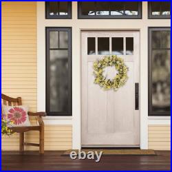30 In. Artificial Dogwood and Daisy Floral Spring Wreath