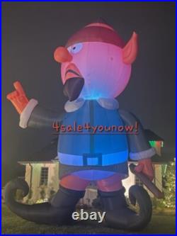 32 Foot Inflatable Christmas Misfit Elf Boss Rudolph The Red-nosed Reindeer New