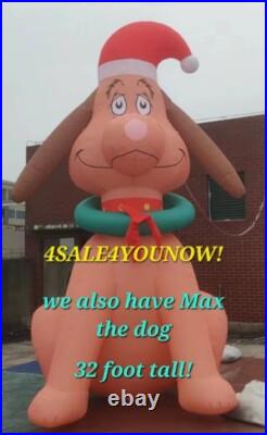 32 Foot Inflatable Christmas The Grinch With Led Lights Custom Made