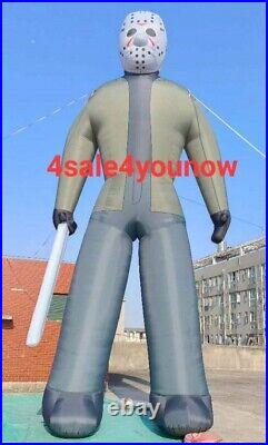 32' Foot Inflatable Jason Voorhees Friday The 13th New With Led Lights 32' Foot Inflatable Jason Voorhees Friday The 13th New With Led Lights