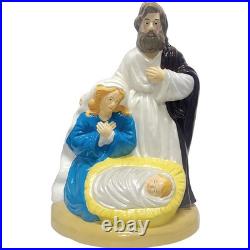 32 Nativity Blow Mold, Lighted Indoor & Outdoor Christmas Decoration, Vintag