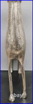 34 Tall Aluminum Christmas Reindeer Candle Holder Candalabra Indoor/Outdoor