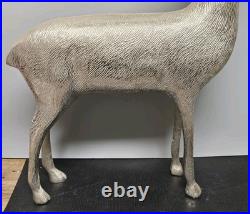 34 Tall Aluminum Christmas Reindeer Candle Holder Candalabra Indoor/Outdoor