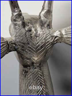 34 Tall Aluminum Christmas Reindeer Candle Holder Candalabra Indoor/Outdoor