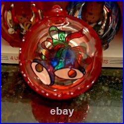 35 Vintage Jewel Brite by Decor Unbreakable Christmas Ornaments Birds Teardrop
