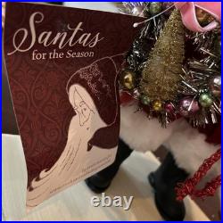 $365 Lynn Haney By One Hundred 80 Degrees Red Santa with Snowman Figurine 20