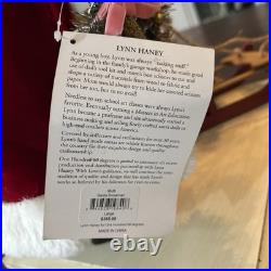 $365 Lynn Haney By One Hundred 80 Degrees Red Santa with Snowman Figurine 20