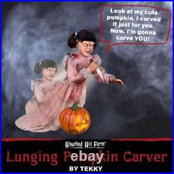 38Lunging Pumpkin Carver by Tekky, Indoor or Covered Outdoor Premium Halloween A 38Lunging Pumpkin Carver by Tekky, Indoor or Covered Outdoor Premium Halloween A