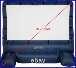 39127-32 Airblown Movie Screen 120x70 Widescreen Deluxe withStorage Bag