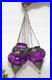 3Pc_Vintage_Look_Unique_Shape_4_7_Purple_Glass_Kugel_Christmas_Ornaments_Heavy_01_uj