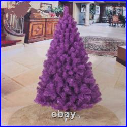 3-4ft 5ft 6ft 7ft Christmas Tree Undecorated Pink Purple Blue Gold Silver Black