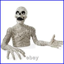 3 Ft. Halloween Groundbreaker Mummy Scary Outdoor Yard Lawn Graveyard Decoration