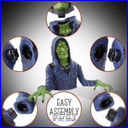 3 Ft. Halloween Groundbreaker Witch Scary Outdoor Yard Lawn Graveyard Decoration