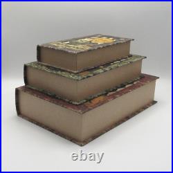 3 Halloween Witch's Handbook Spells & Potions Retro Style Faux Books Stash Boxes 3 Halloween Witch's Handbook Spells & Potions Retro Style Faux Books Stash Boxes