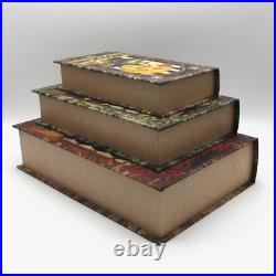 3 Halloween Witch's Handbook Spells & Potions Retro Style Faux Books Stash Boxes 3 Halloween Witch's Handbook Spells & Potions Retro Style Faux Books Stash Boxes