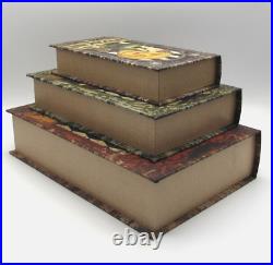 3 Halloween Witch's Handbook Spells & Potions Retro Style Faux Books Stash Boxes 3 Halloween Witch's Handbook Spells & Potions Retro Style Faux Books Stash Boxes