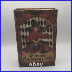 3 Halloween Witch's Handbook Spells & Potions Retro Style Faux Books Stash Boxes 3 Halloween Witch's Handbook Spells & Potions Retro Style Faux Books Stash Boxes