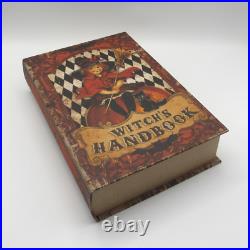 3 Halloween Witch's Handbook Spells & Potions Retro Style Faux Books Stash Boxes 3 Halloween Witch's Handbook Spells & Potions Retro Style Faux Books Stash Boxes