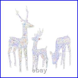3 PCS Christmas Reindeer Family Lighted Deer Set for Indoor Outdoor Yard Decor