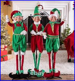 3-PC Standing 3ft Elf Figures 3D with Stands & Outdoor Stakes Pose-able Limbs #170 3-PC Standing 3ft Elf Figures 3D with Stands & Outdoor Stakes Pose-able Limbs #170