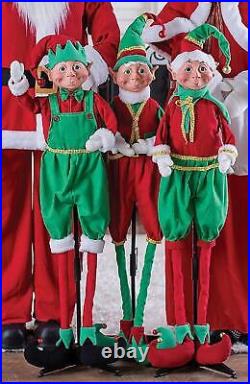 3-PC Standing 3ft Elf Figures 3D with Stands & Outdoor Stakes Pose-able Limbs #170 3-PC Standing 3ft Elf Figures 3D with Stands & Outdoor Stakes Pose-able Limbs #170