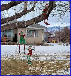 3-PC Standing 3ft Elf Figures 3D with Stands & Outdoor Stakes Pose-able Limbs #170 3-PC Standing 3ft Elf Figures 3D with Stands & Outdoor Stakes Pose-able Limbs #170
