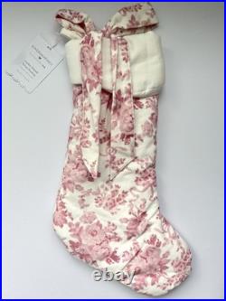 3 Pottery Barn Love Shack Fancy Bow Fur Damask Dreamy Days Christmas Stockings