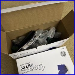 3 boxes GE Faceted RGB C-9 Lights multi/green wire 53 functions NEW string light