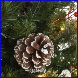 3 ft. Pre-Lit Meadow Basin Tree with LED Lights