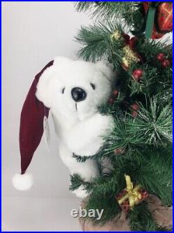3ft Polar Bear Climbing Christmas Tree with gifts Signature Collection CVS