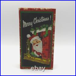 3x Merry Christmas Santa Retro Style Faux Books Stash Boxes Christmas Decor