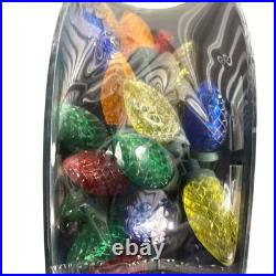 400 Ct Multi-Colored Faceted C9 LED Lights Home Accents Holiday Home Depot NEW