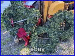 40 Commercial Christmas wreath pre lit