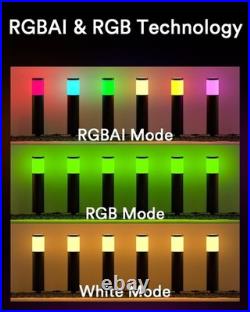 40%off Lumary 6 Smart Pathway Lights 2100LM, RGBAI/Cool/Warm White, Aluminum