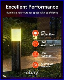 40%off Lumary 6 Smart Pathway Lights 2100LM, RGBAI/Cool/Warm White, Aluminum
