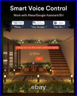 40%off Lumary 6 Smart Pathway Lights 2100LM, RGBAI/Cool/Warm White, Aluminum