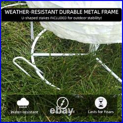 47.5 In. 4-Piece Outdoor Christmas Decoration Pop-Up Snowman Family Set with Coo