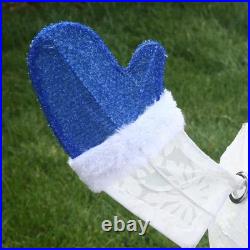 47.5 In. 4-Piece Outdoor Christmas Decoration Pop-Up Snowman Family Set with Coo