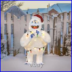 48 Bumble the Abominable Snow Monster Lighted Indoor/Outdoor Christmas Yard Dec