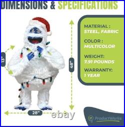 48 Bumble the Abominable Snow Monster Lighted Indoor/Outdoor Christmas Yard Dec