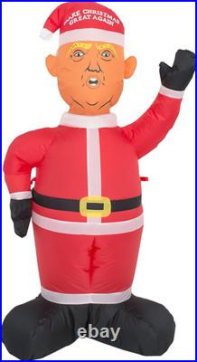 4FT Christmas Inflatables Trump 2025 NEW LED Outdoor Decoration