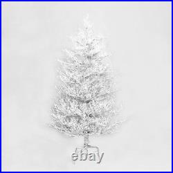 4FT Pre-lit Aspen Fir Artificial Christmas Tree Hinged Xmas Tree 280 Branch Tips
