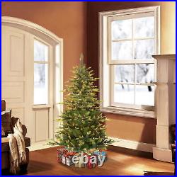 4 1/2 ft Pre lit Aspen Green Fir Artificial Christmas Tree in Green