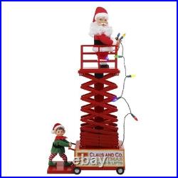 4'1 Multicolor LED Animated Musical Santa's Lift Christmas Tree Side Decor
